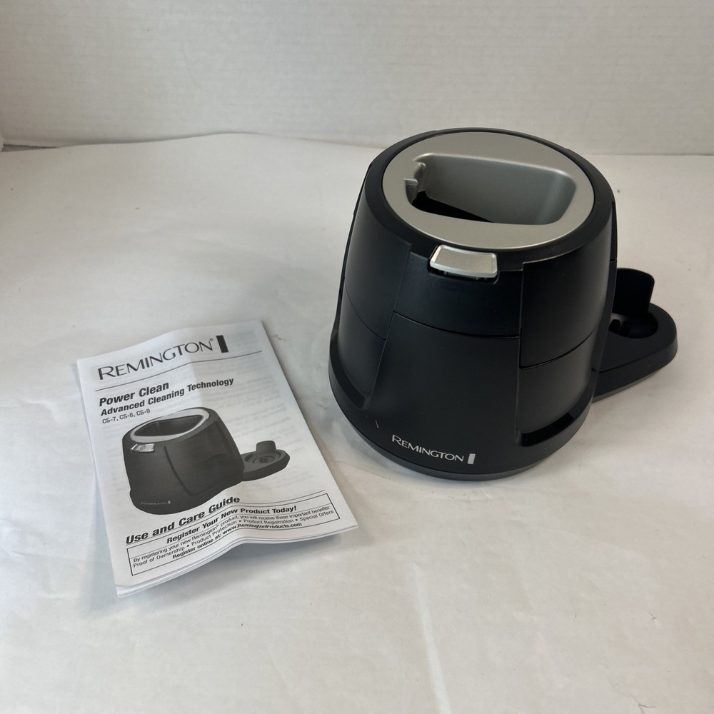 Remington Power Clean and Charge Base Only Model CS-7 Read No Cord No Shaver